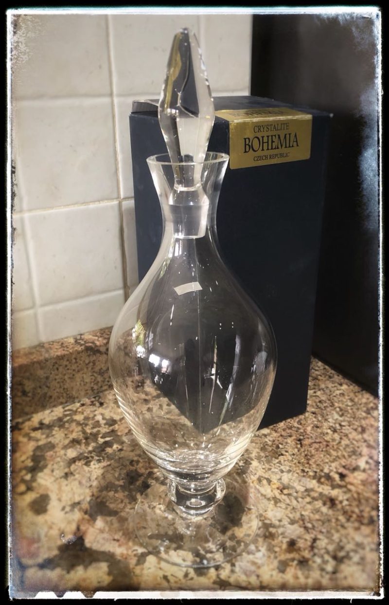 MODERN CRYSTAL DECANTER