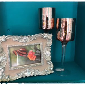 ROSE GOLD CANDLE HOLDER LRG